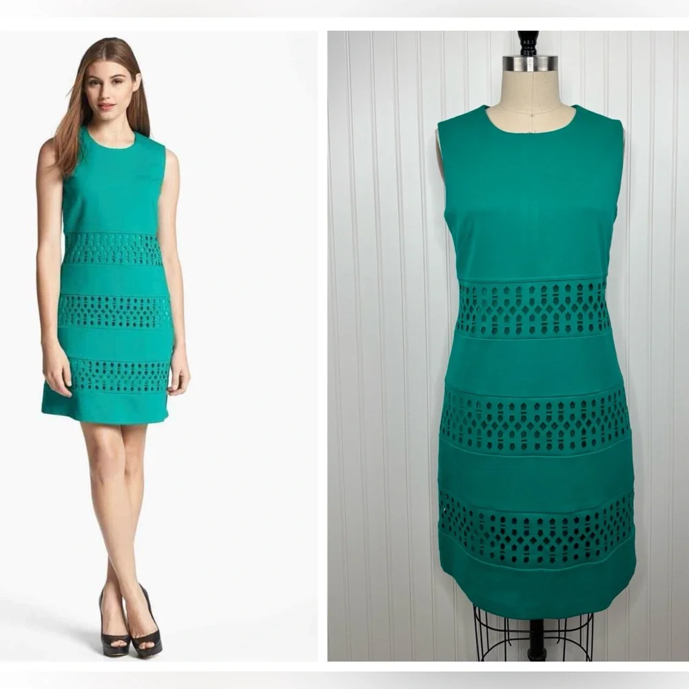 Laundry‎ by Shelli Segal Fit & Flare Sleeveless Lined Dress Size 10 - Picture 2 of 9